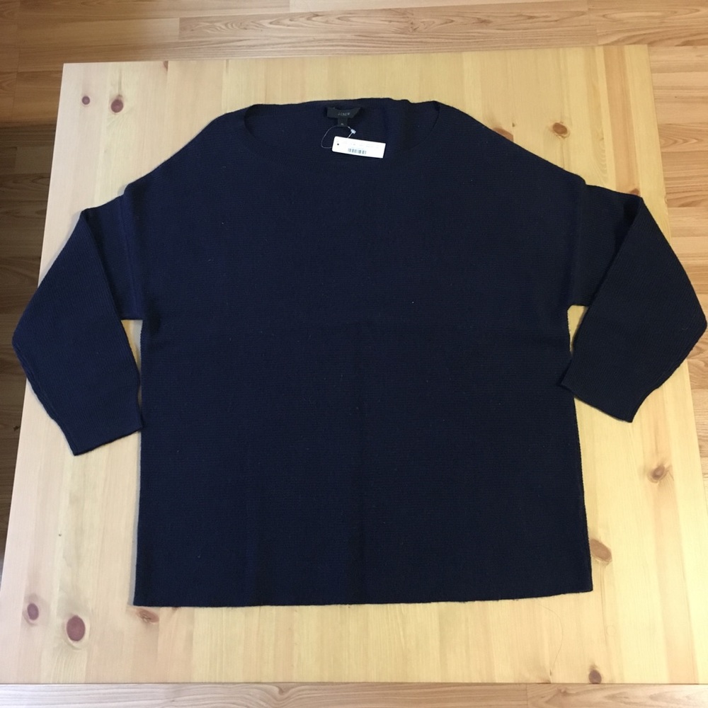 J. Crew Ribbed Boatneck Tunic - Women’s XL - Navy